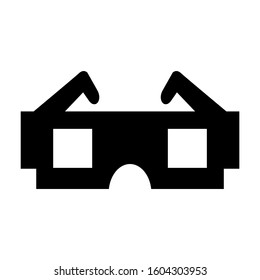 3d Glasses icon isolated sign symbol vector illustration - high quality black style vector icons
