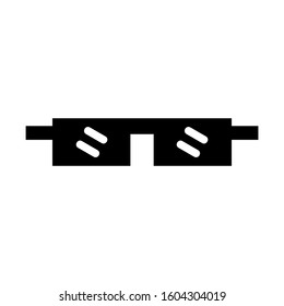 3d Glasses icon isolated sign symbol vector illustration - high quality black style vector icons
