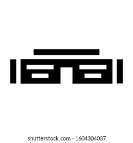 3d Glasses icon isolated sign symbol vector illustration - high quality black style vector icons

