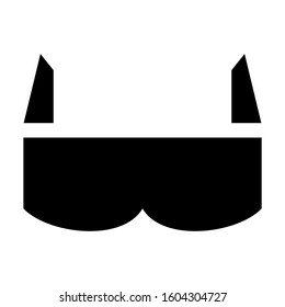 3d Glasses icon isolated sign symbol vector illustration - high quality black style vector icons
