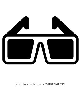 3D Glasses icon for web, app, infographic, etc