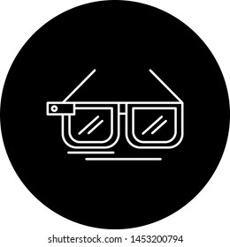 3d Glasses icon for your project 
