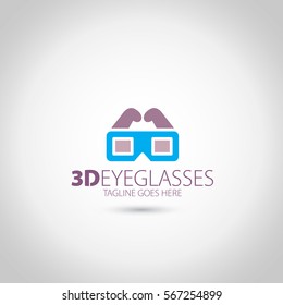 3D Glasses Logo