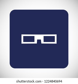 3D glasses vector icon 10 eps