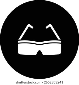 Icono de Vector de gafas 3d. Se puede utilizar para aplicaciones de impresión, móviles y de Web.