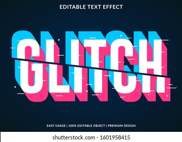 3d glitch text effect, stylist typography style, with colorful gradient and shadow effect concept, use for logo brand and quote