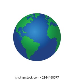3D Globe Vector, Modern and Colorful, Sign and Symbol, EPS 10 vector