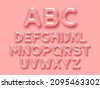 a alphabet vector 3d