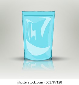 3d glossy plastic Pack for liquid or food