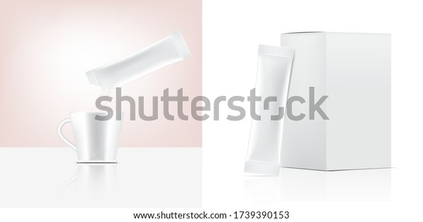 Download 3d Glossy Stick Sachet Mockup Pour Stock Vector Royalty Free 1739390153