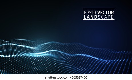 3d Glowing Abstract Digital Wave Particles Stock Illustration 565827247 3d Glowing Abstract Digital Wave Particles Stock Illustration 565827247