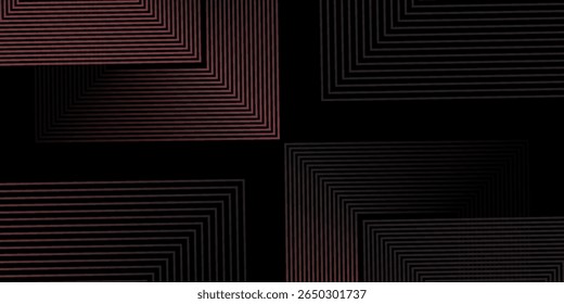 3D brilhante vermelho techno abstrato fundo sobrepor camada no espaço escuro com letra x efeito decoração, 