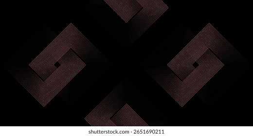 3D brilhante vermelho techno abstrato fundo sobrepor camada no espaço escuro com letra x decoração efeito, vetor moderno.