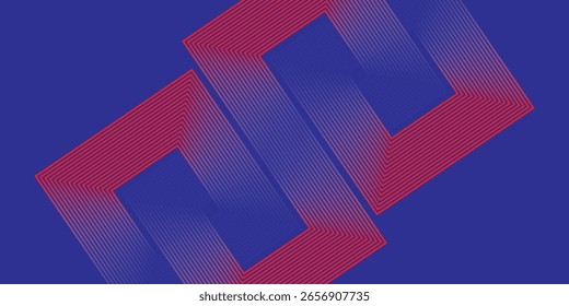 3D brilhante vermelho techno abstrato fundo sobrepor camada no espaço escuro com letra x decoração efeito, ilustração vetorial.