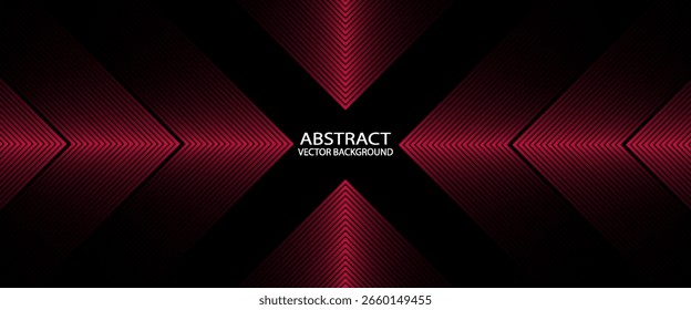 3D glowing red techno abstract background overlap layer on dark space with letter x effect decoration. Modern graphic design element future style concept for banner, flyer, card, wabsite