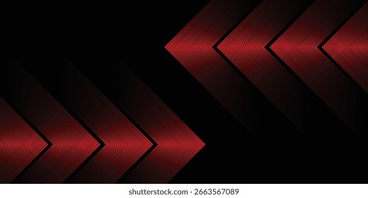 Capa de traslape de fondo abstracto techno rojo brillante 3D en el espacio oscuro con decoración de efecto letra x.