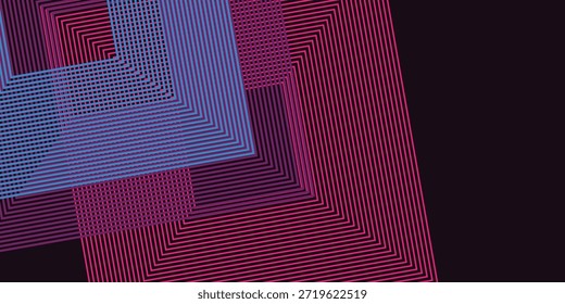 3D brilhante vermelho techno abstrato fundo sobrepor camada no espaço escuro com letra x efeito decoração. Conceito de estilo futuro de elemento de design gráfico moderno para banner, folheto, cartão