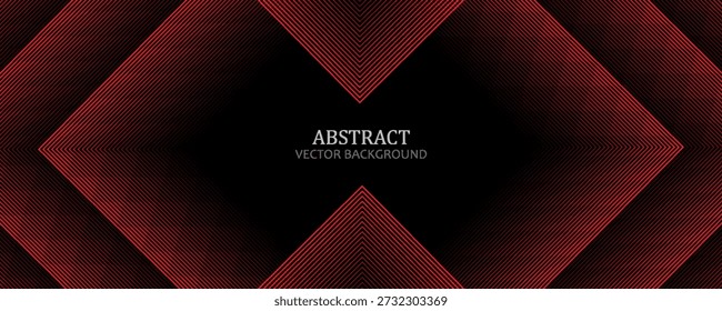 3D leuchtend rot Techno abstrakten Hintergrund Überlappungsschicht auf dunklem Raum mit Buchstaben x Effekt Dekoration. Modernes Grafikdesign Element Future Style Konzept für Banner, Flyer, Karte oder Broschüre