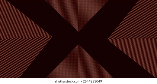 3D brilhante vermelho techno fundo sobrepor camada no espaço escuro com letra x efeito decoração. Conceito de estilo futuro de elemento de design gráfico moderno para capa de banner, folheto, cartão ou brochura. vetor
