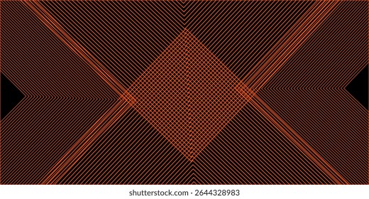3D brilhante vermelho techno fundo sobrepor camada no espaço escuro com letra x efeito decoração. Conceito de estilo futuro de elemento de design gráfico moderno para capa de banner, folheto, cartão ou brochura. vetor