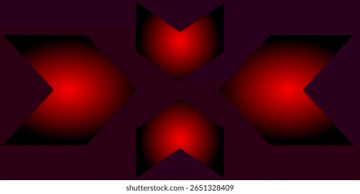 3D brilhante vermelho techno fundo sobrepor camada no espaço escuro com letra x efeito decoração. Conceito de estilo futuro de elemento de design gráfico moderno para capa de banner, folheto, cartão ou brochura. vetor