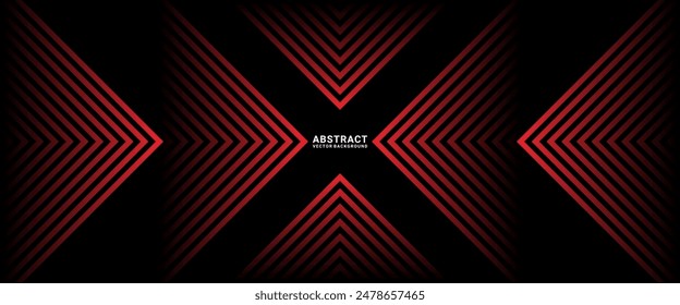 3D glowing red technology abstract background overlap layer on dark space with letter x effect decoration. Modern graphic design element future style concept for banner, flyer, card, brochure, poster