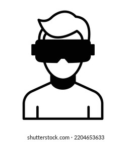 Icono del vector de glifo negro de 3d que puede modificar o editar fácilmente

