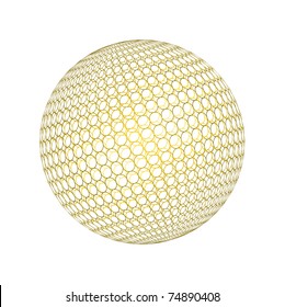 3D Gold ball