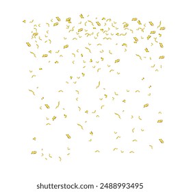3d, confeti de oro, petardo, cinta, celebrar