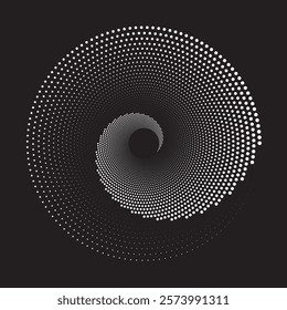 3D gold techno background. Big data visualization on dark space with dotted lines shape effect decoration. Modern graphic design element dots circle style concept for flyer, card, or brochure cover