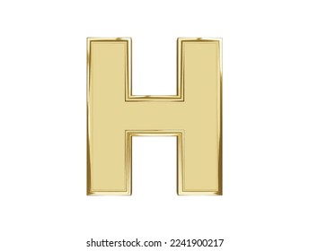 3d golden alphabet text effect
