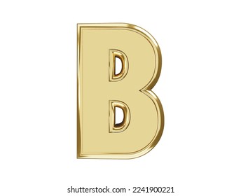 3d golden alphabet text effect