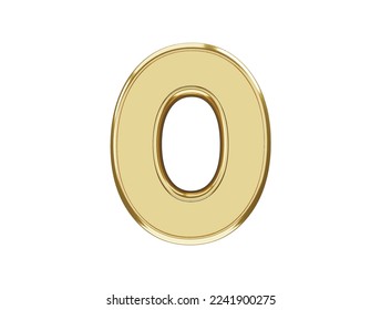 3.d efecto de texto del alfabeto dorado