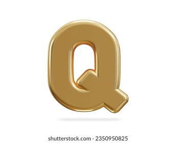 3.d efecto de texto del alfabeto dorado