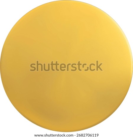 3D golden coin vector icon. Currency, cent, money cash. Business and finance symbol. Investment sign. Bank payment. Wealth or award game asset. Realistic circle shape isolated