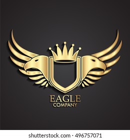 Golden Eagle Logo Images Stock Photos Vectors Shutterstock