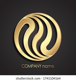 3.ᵉʳ diseño de logotipo de círculo moderno