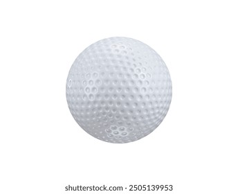 Bola de golf 3D, deporte y juego concepto de competición icono de Ilustración vectorial