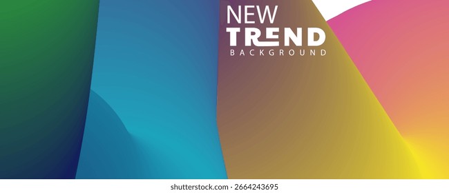 Fondo abstracto del color del gradiente 3D, representación 3D Abstractas de un fondo geométrico moderno. Diseño minimalista para cartel, cubierta, marca, Anuncio
