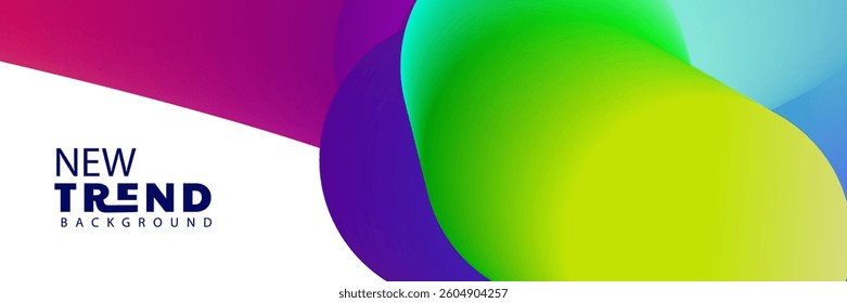 3d gradient color abstract design background, Abstract 3d rendering of a modern geometric background. Minimalistic design for poster, cover, branding, banner, placard