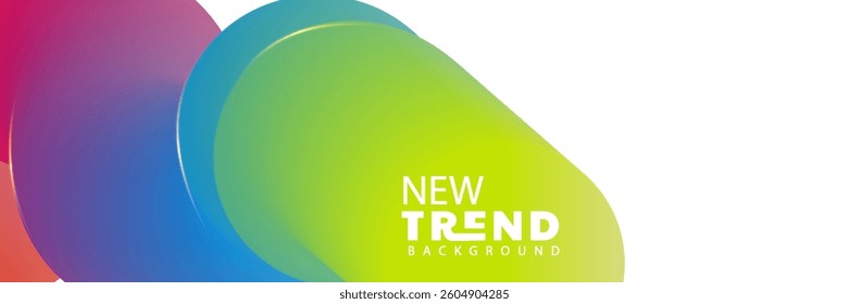 3d gradient color abstract design background, Abstract 3d rendering of a modern geometric background. Minimalistic design for poster, cover, branding, banner, placard