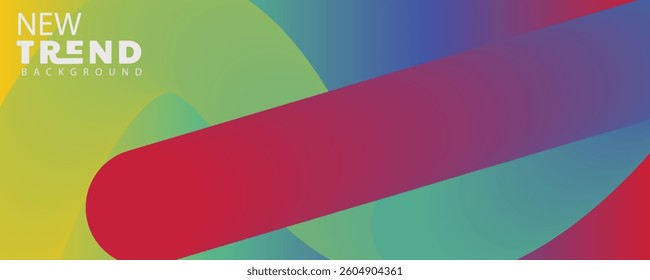 3d gradient color abstract design background, Abstract 3d rendering of a modern geometric background. Minimalistic design for poster, cover, branding, banner, placard