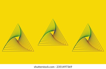 3d gradient colors Transform Geometric effect background vector