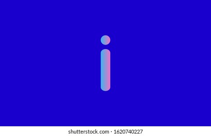 3d gradient letter i,3d letters i logo design,gradient i,3d decorative letters