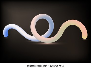 3d gradient liquid effect.Fluid, dynamic,vibrant