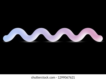3d gradient liquid effect.Fluid, dynamic,vibrant