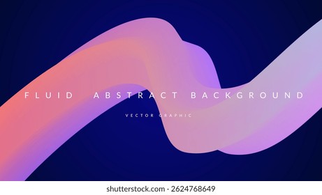 3d Gradient Shape. Beautiful Abstract Liquid Fluid Background. Color Design For Creative Bg. Swirl Layout With A Vibrant Blend Of Rainbow Elements. Blue And Purple 3d Gradient Shape.