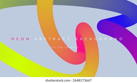 3d Gradient Shape. Beautiful Abstract Liquid Fluid Background. Color Design For Creative Bg. Dynamic Digital Flow In A Modern Colourful Vector Curve. Rainbow 3d Gradient Shape.