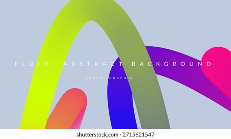 Forma de gradiente 3d. Lindo fundo de líquido abstrato líquido. Design De Cores Para Criativa Bg. Banner Movimento Na Moda Com Padrão De Redemoinho Futurista. Forma de gradiente 3d arco-íris.