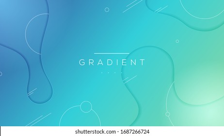 Fondo de color suave en 3D.  fondo vectorial. Eps10